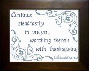 Continue Steadfastly - Colossians 4:2